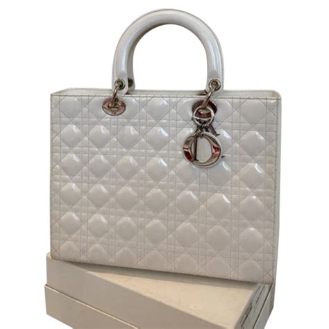 dior white bag|dior white bag price.